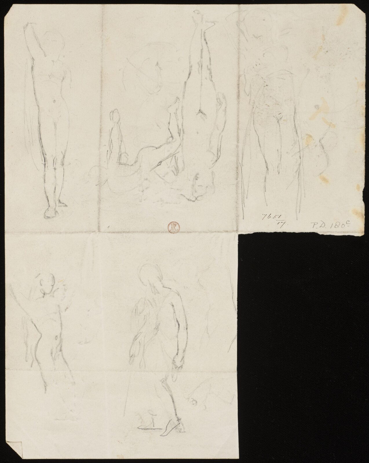 Drawing, William Etty, 1820-45