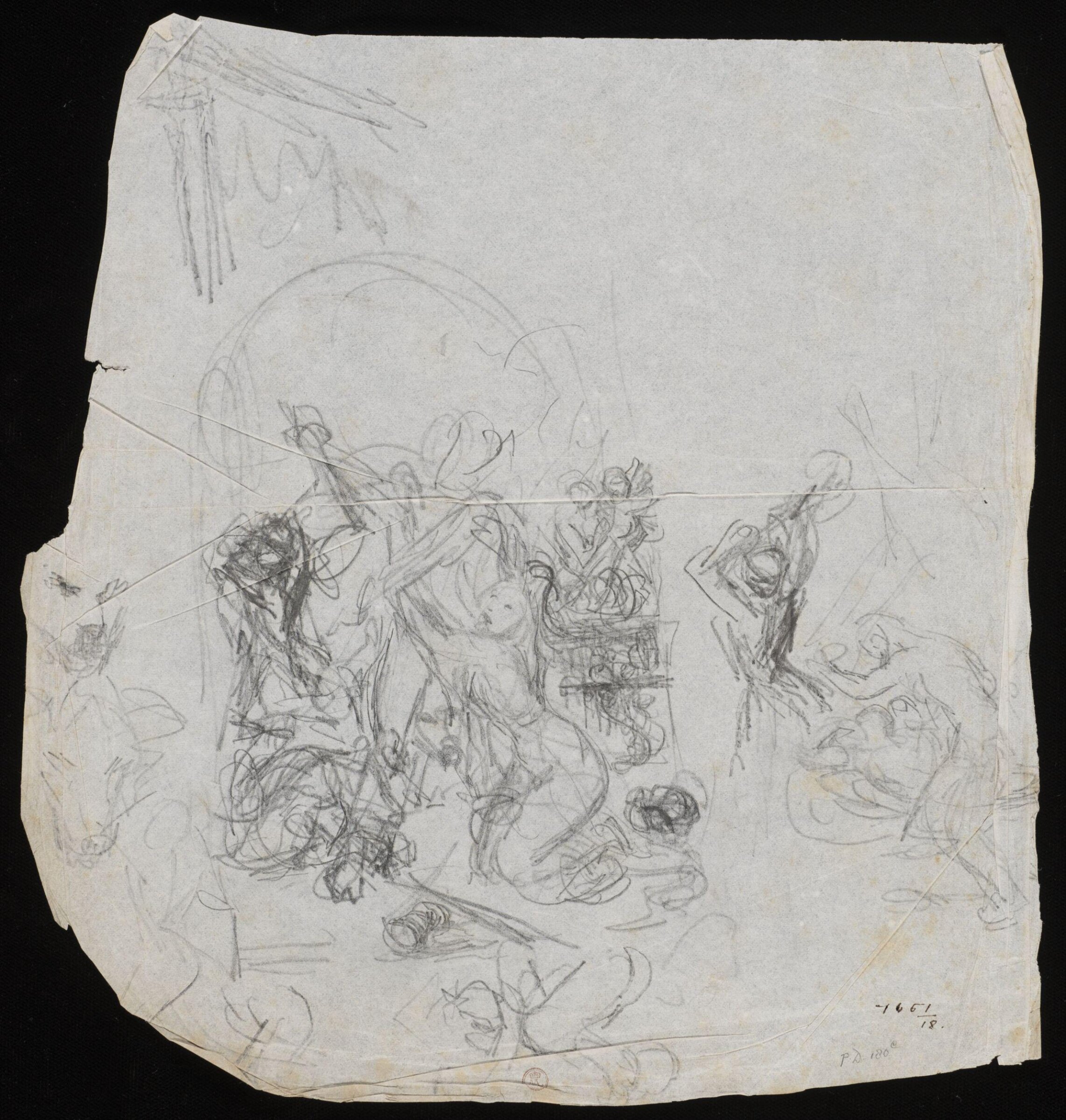 Drawing, William Etty, 1820-45