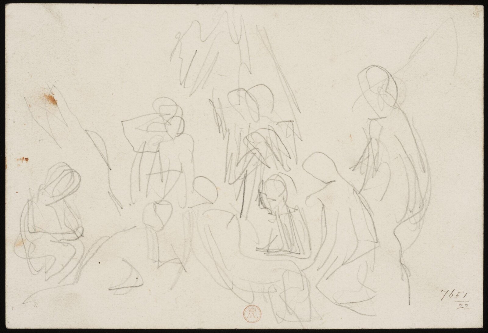 Drawing, William Etty, 1820-45