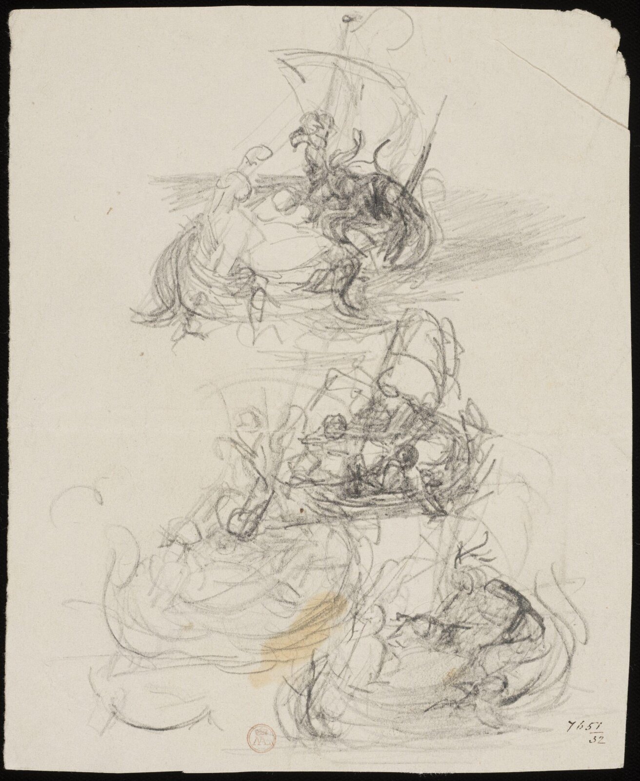 Drawing, William Etty, 1820-45