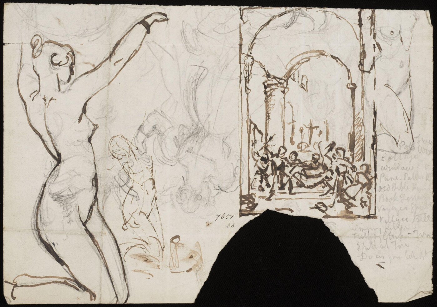 William Etty, Drawing