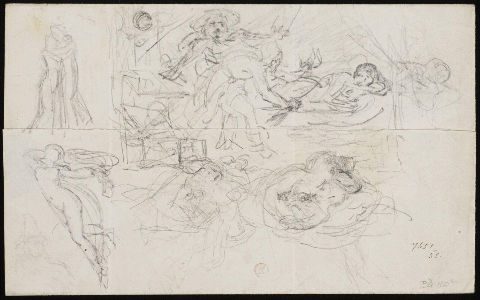 Drawing, William Etty, 1820-45