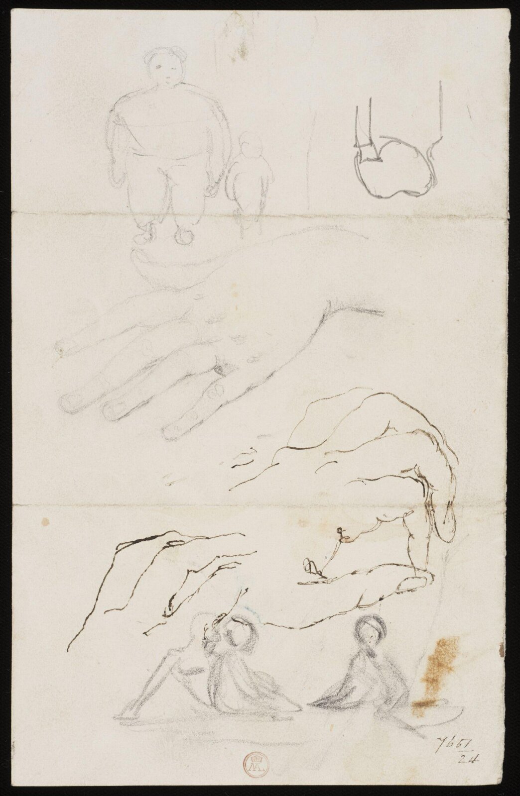 Drawing, William Etty, 1820-45