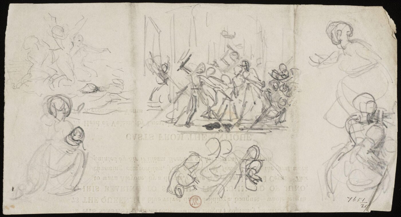 William Etty, Drawing