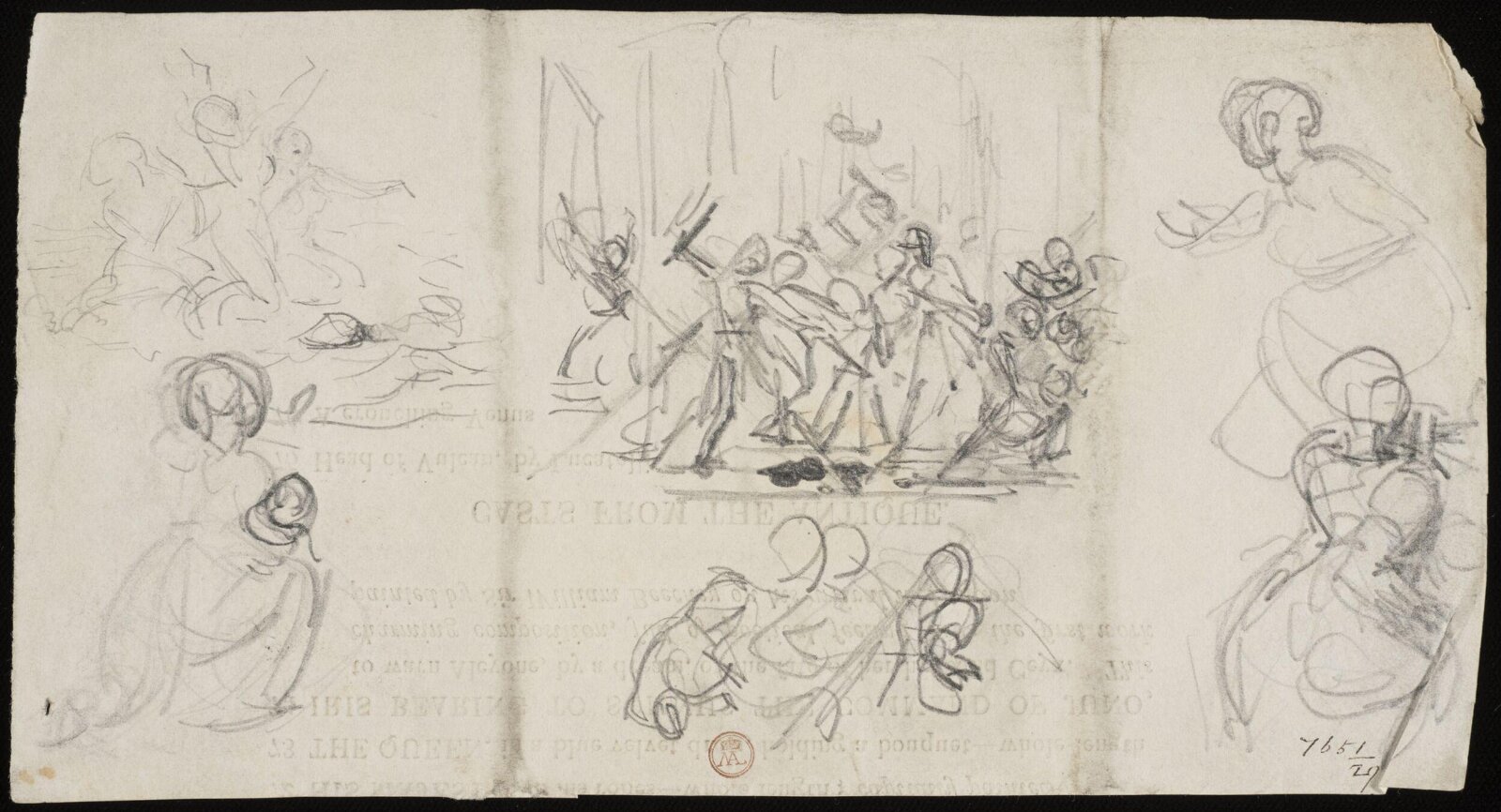 Drawing, William Etty, 1820-45