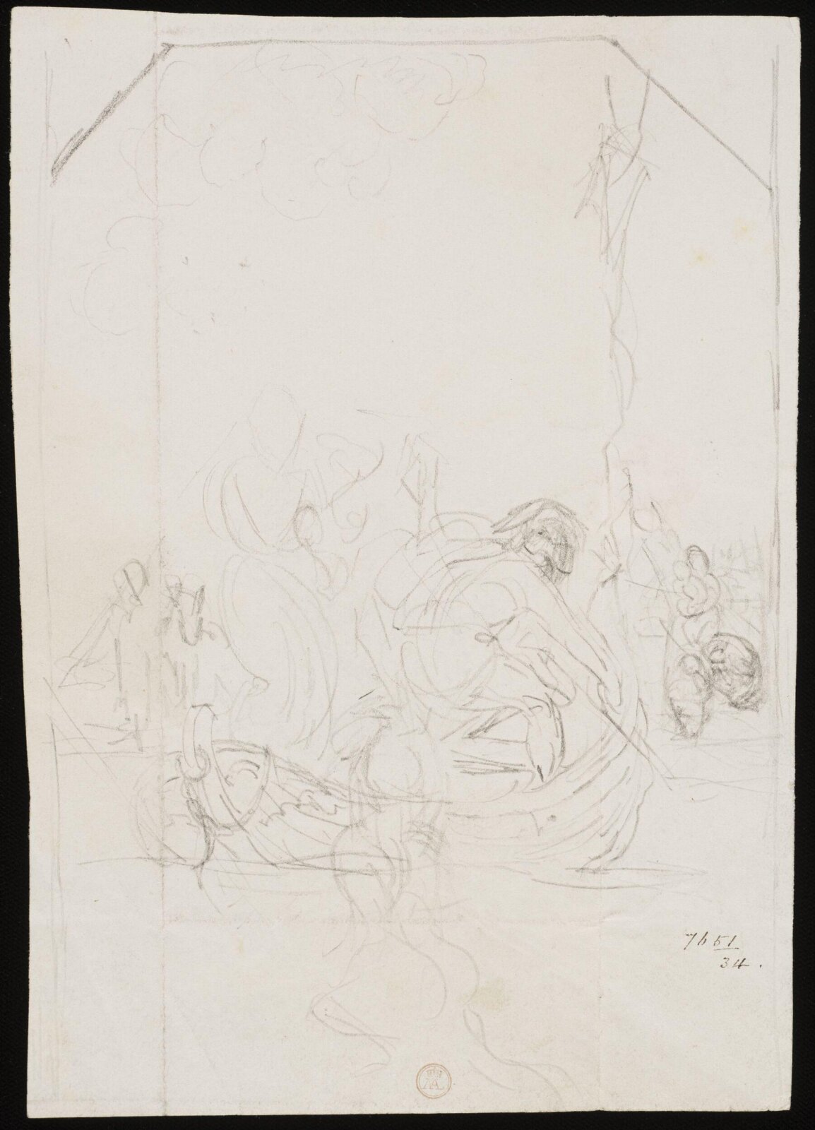 Drawing, William Etty, 1820-45