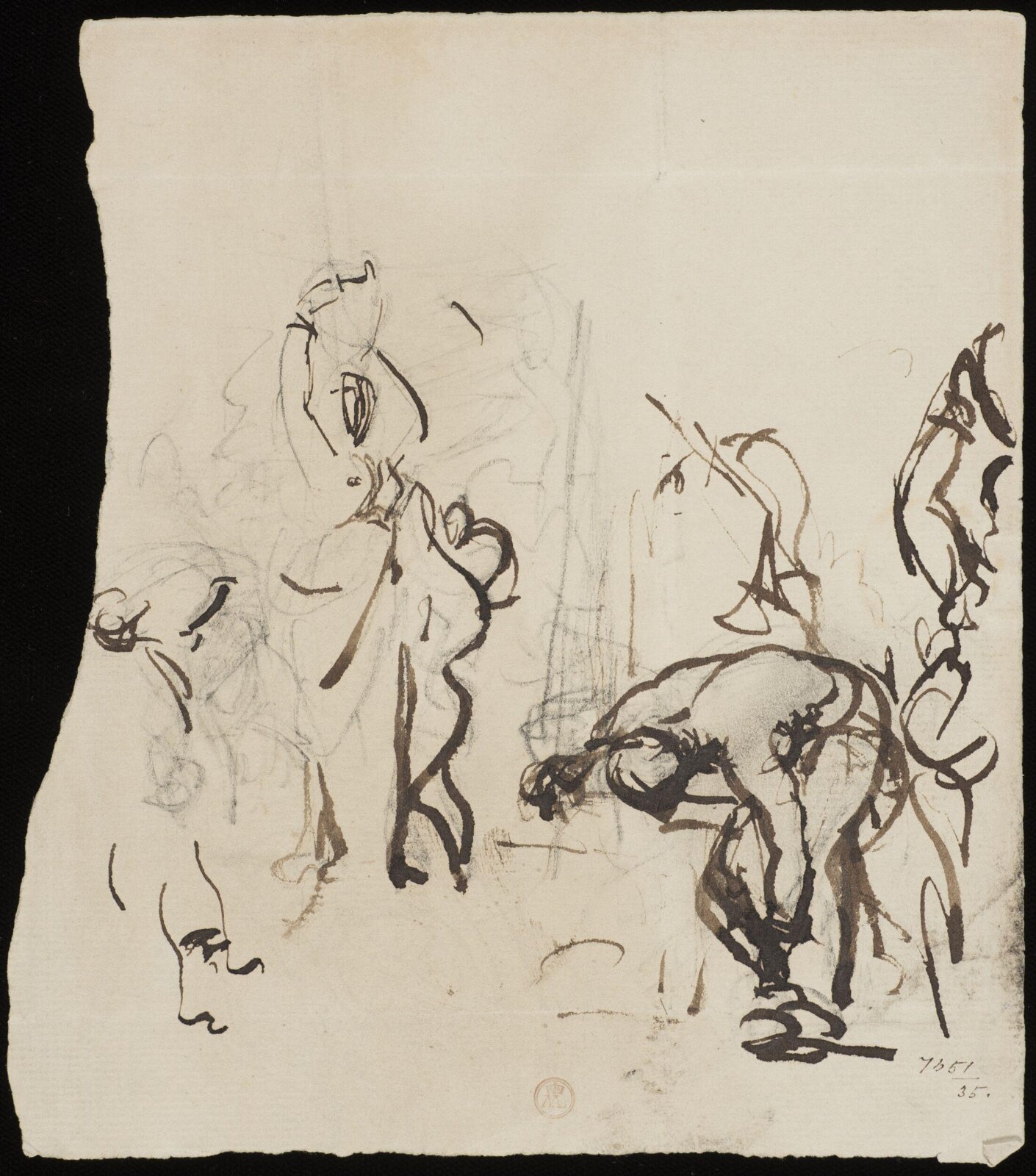 Drawing, William Etty, 1820-45