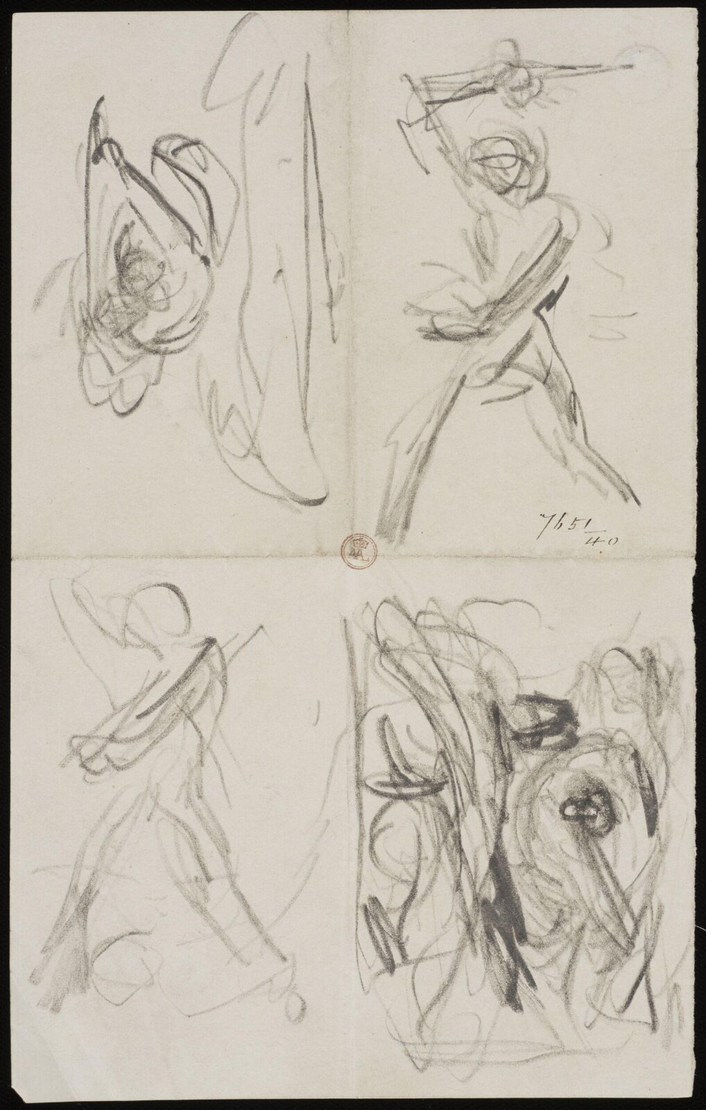 Drawing, William Etty, 1820-45