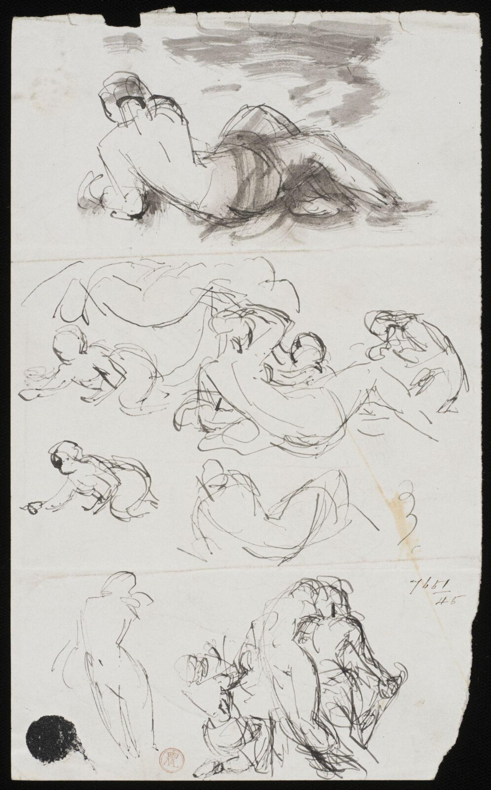 Drawing, William Etty, 1820-45