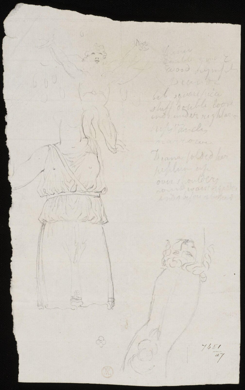 Drawing, William Etty, 1820-45
