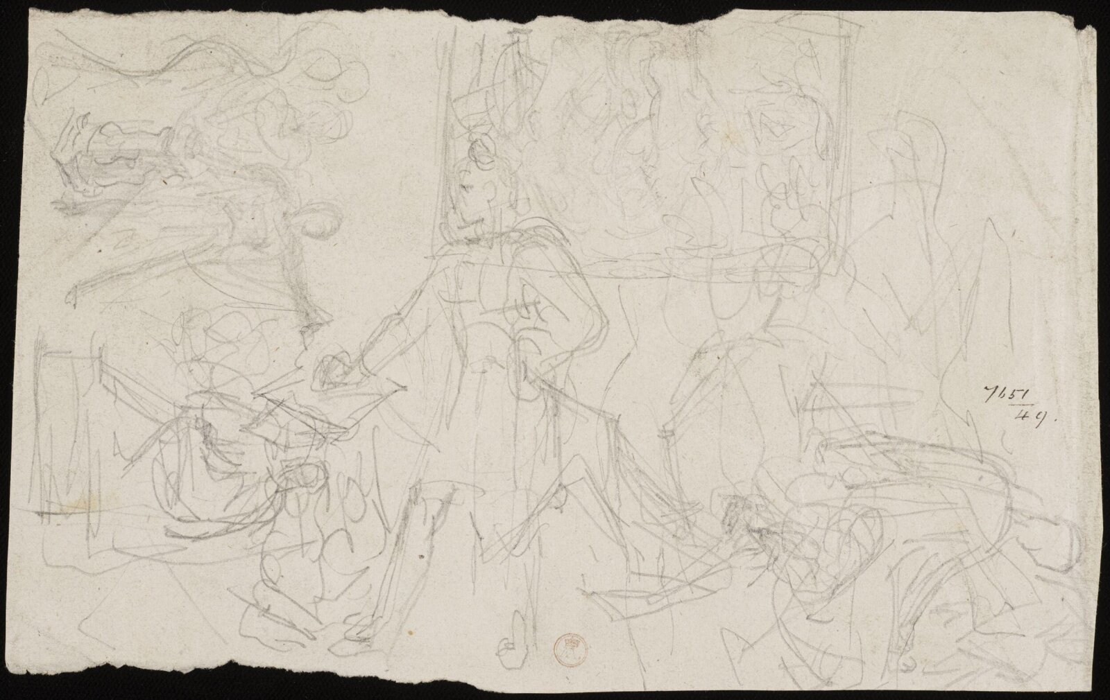 Drawing, William Etty, 1820-45