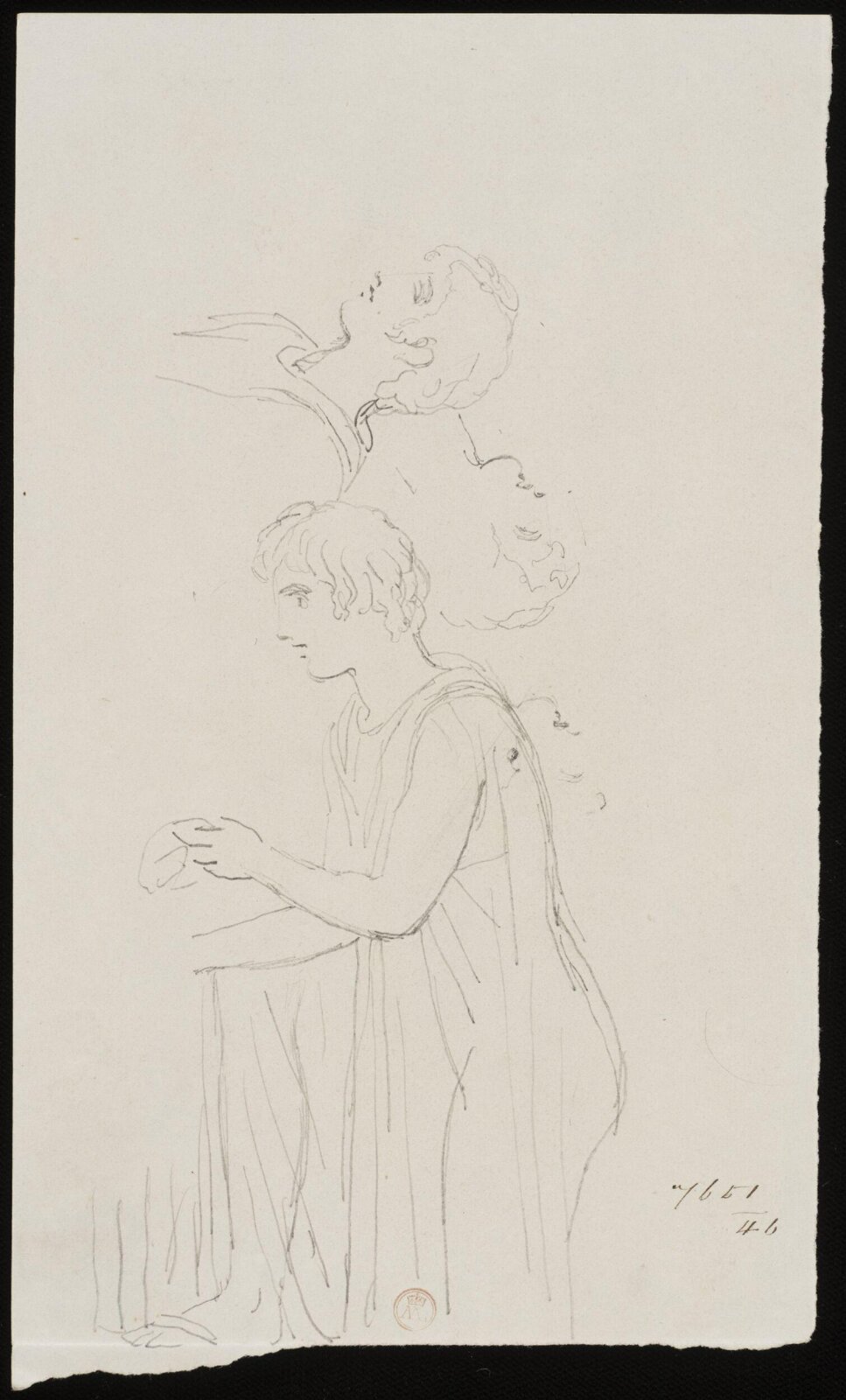 Drawing, William Etty, 1820-45
