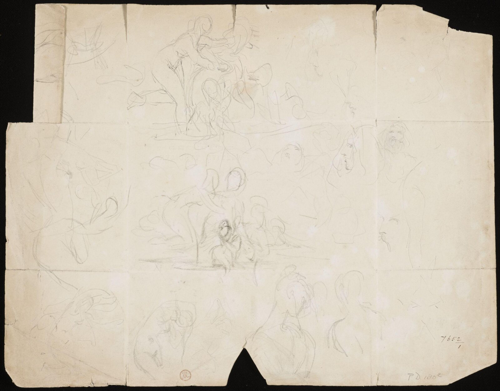 Drawing, William Etty, 1820-45