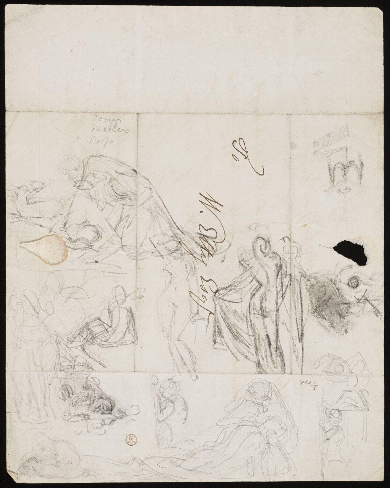 Drawing, William Etty, 1820-45