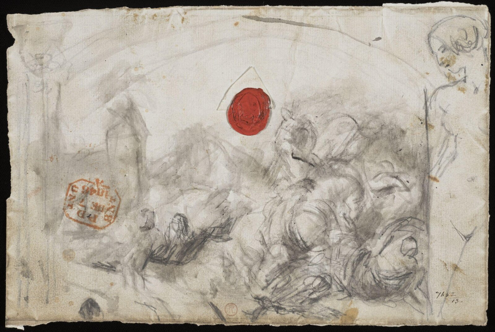 Drawing, William Etty, 1820-45