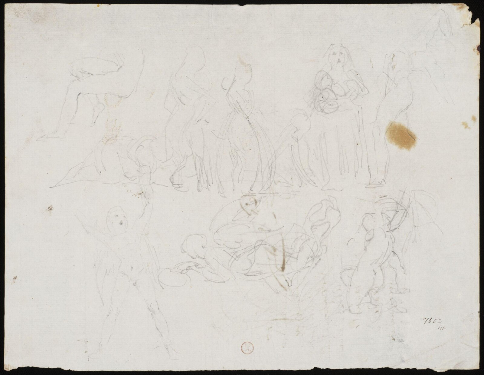 Drawing, William Etty, 1820-45