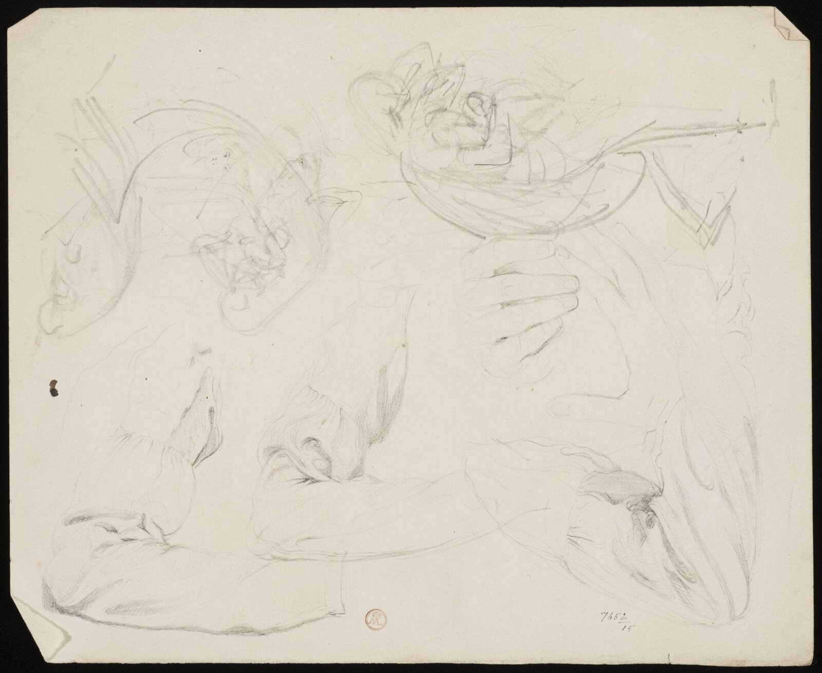 Drawing, William Etty, 1820-45