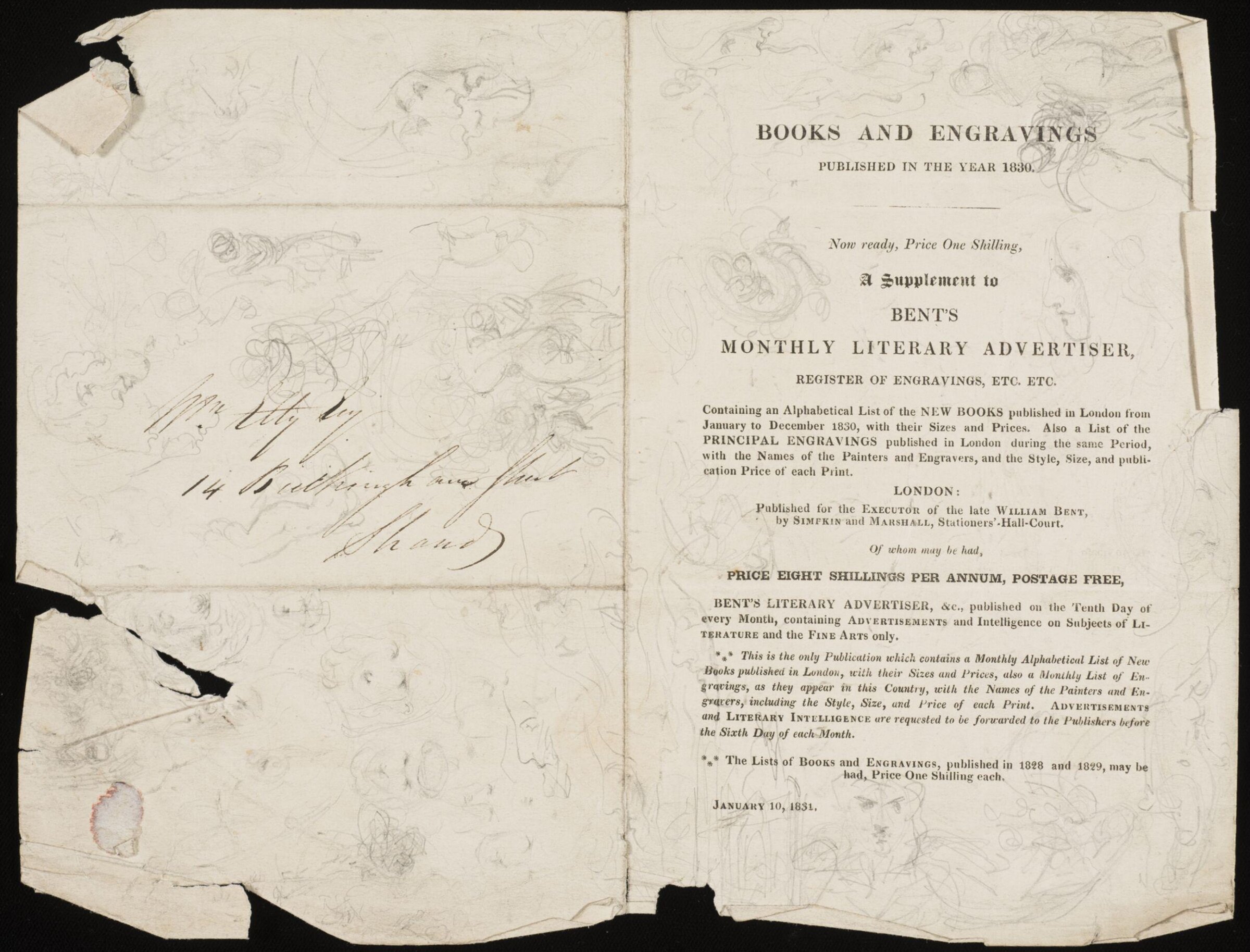 Drawing, William Etty, 1820-45