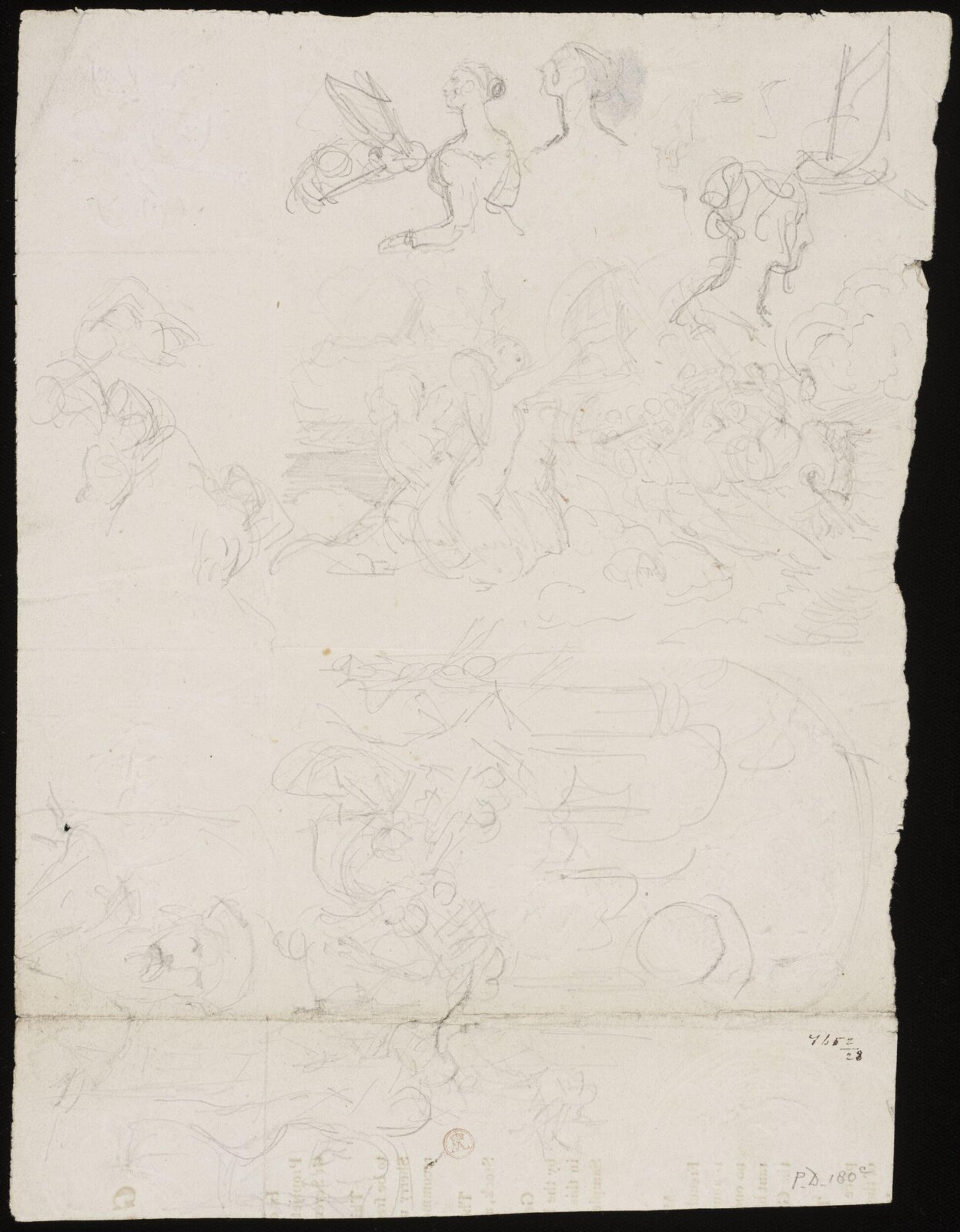 Drawing, William Etty, 1820-45