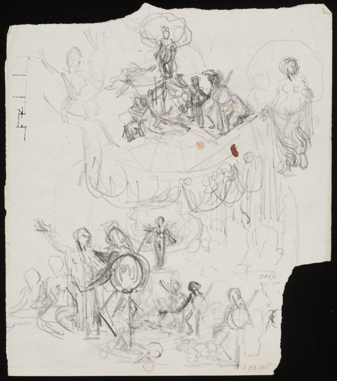 Drawing, William Etty, 1820-45