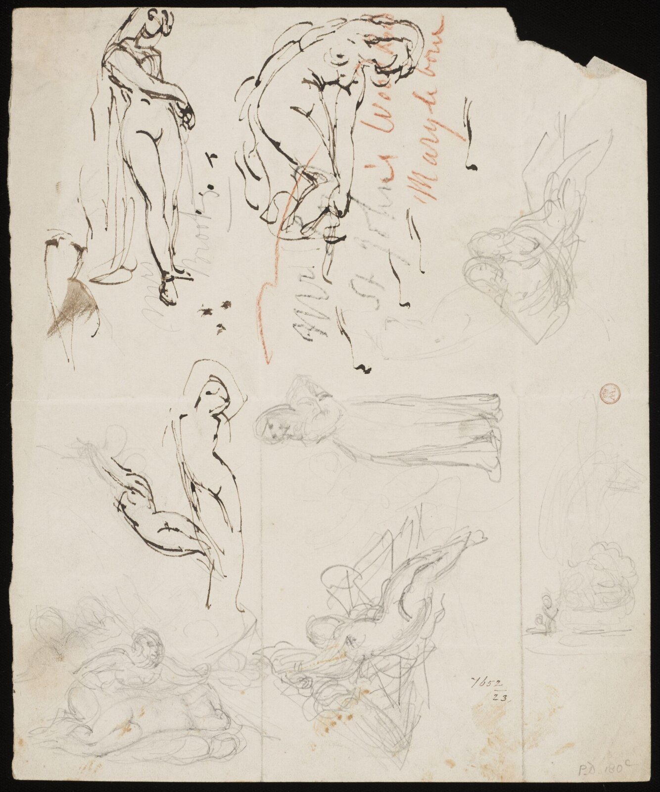 Drawing, William Etty, 1820-45