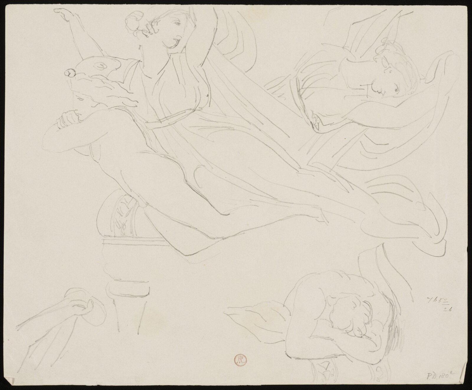 Drawing, William Etty, 1820-45
