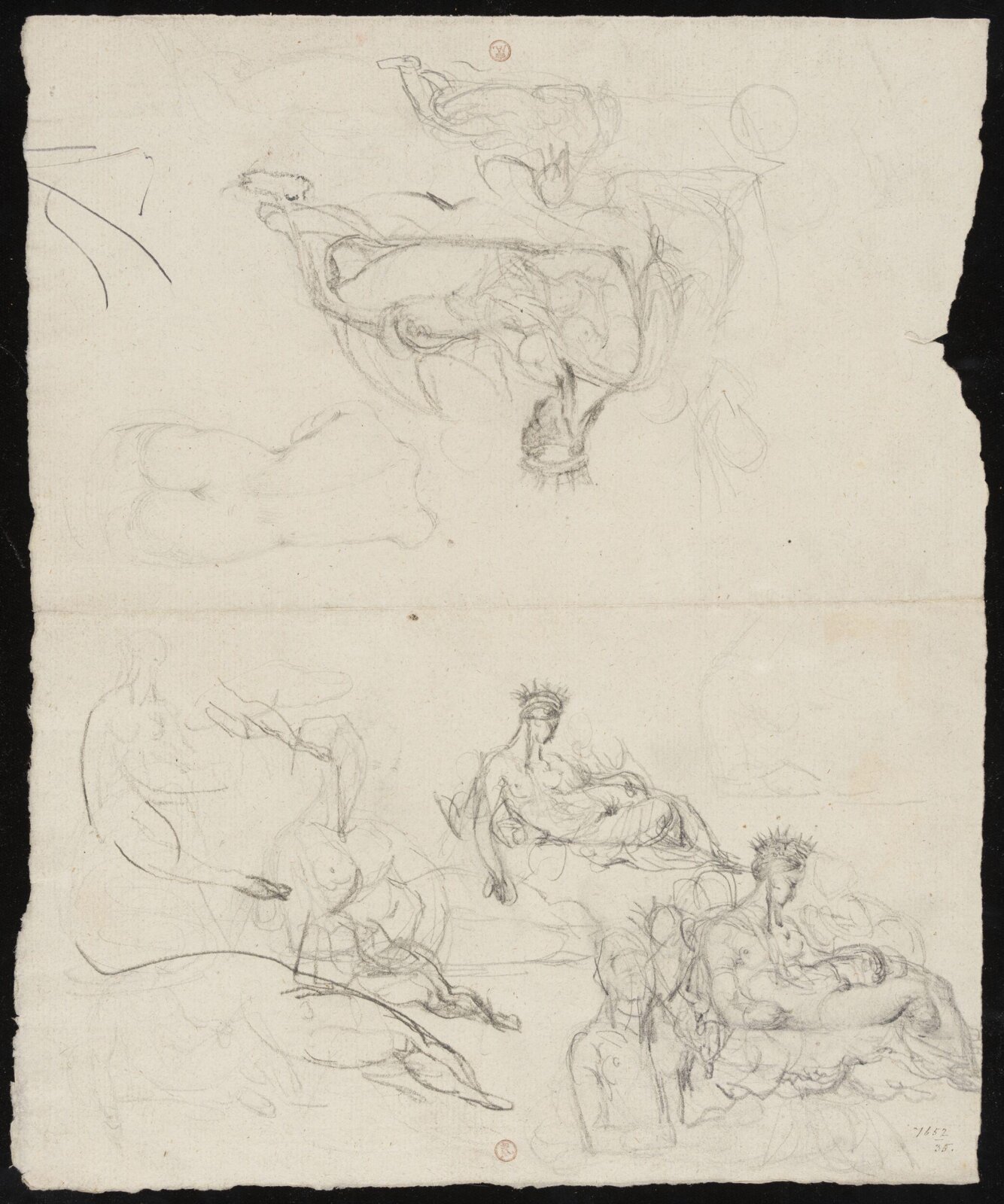 Drawing, William Etty, 1820-45