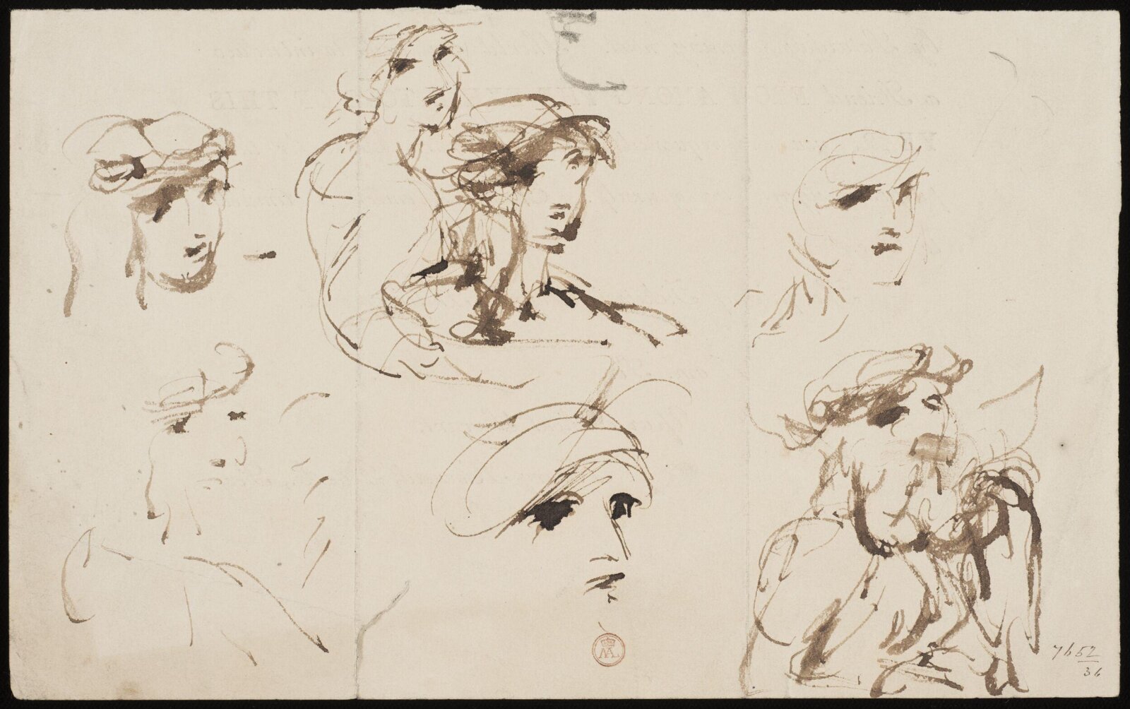 Drawing, William Etty, 1820-45