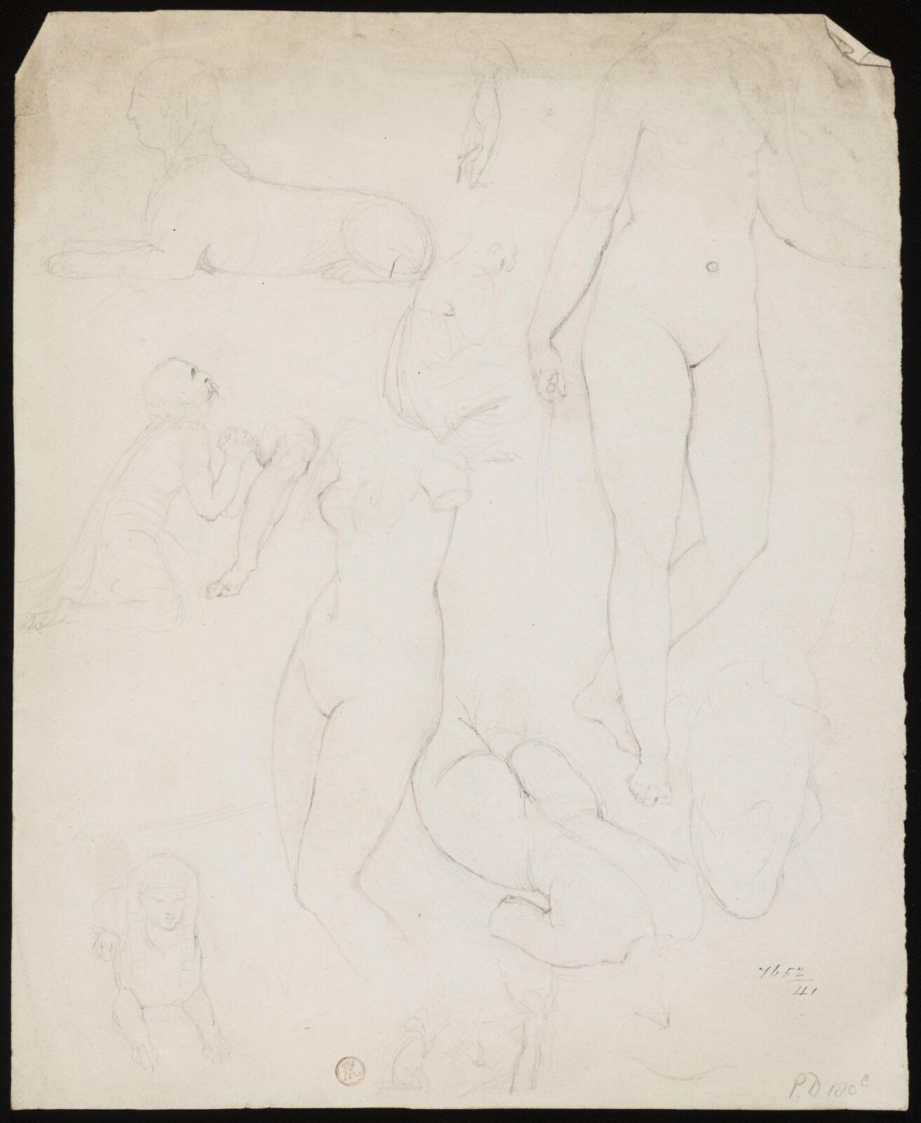 Drawing, William Etty, 1820-45