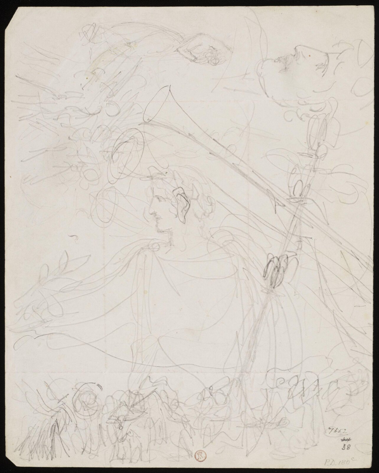Drawing, William Etty, 1820-45