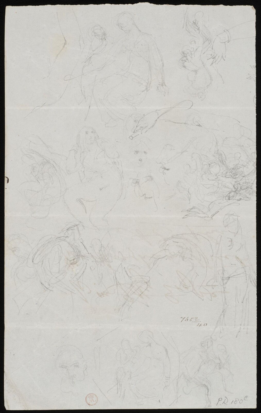 Drawing, William Etty, 1820-45