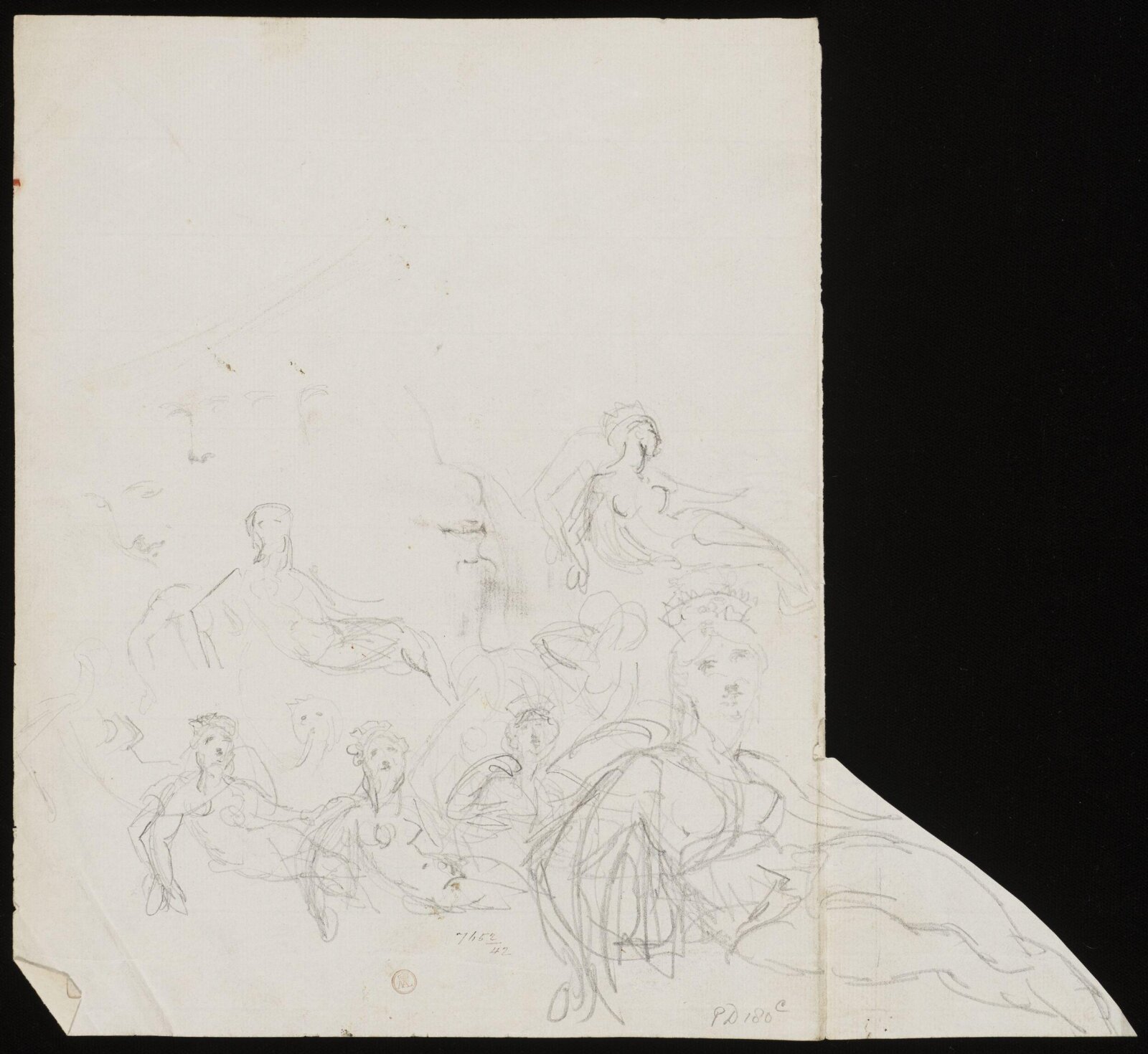 Drawing, William Etty, 1820-45