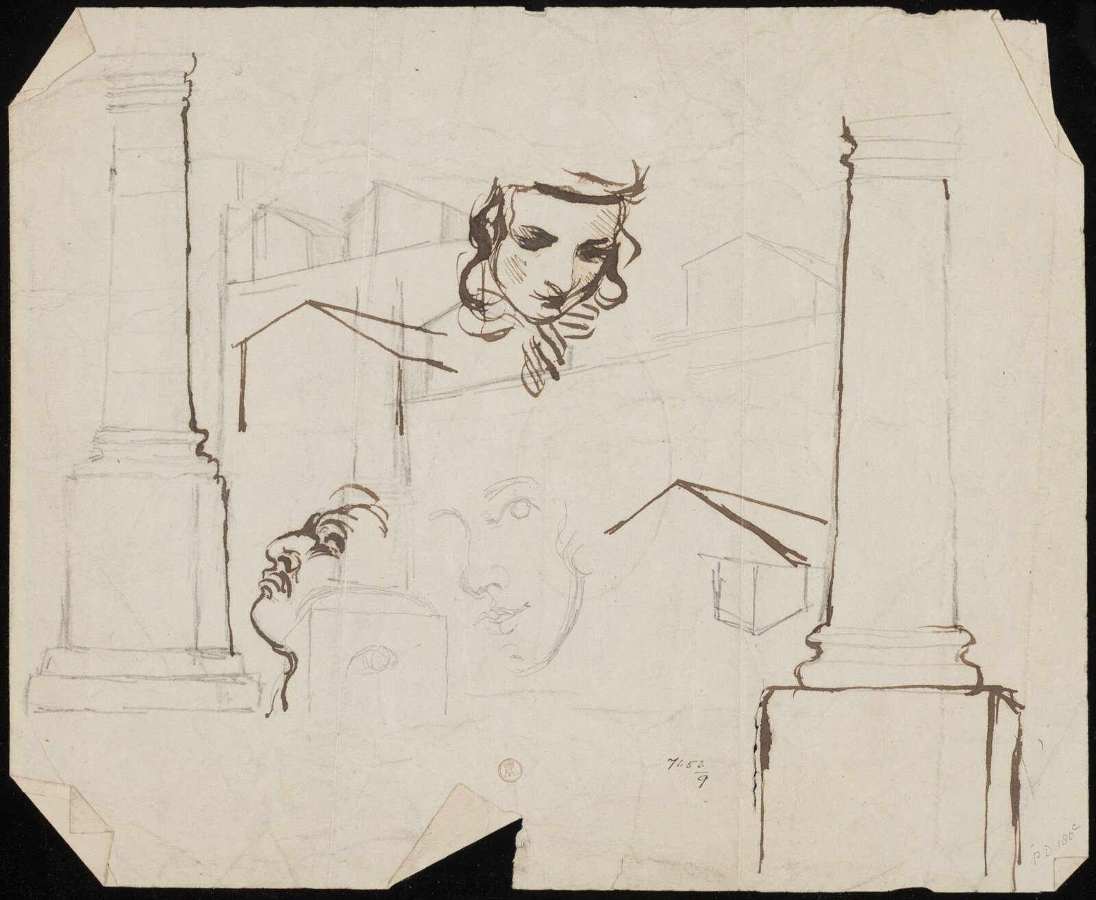 Drawing, William Etty, 1820-45