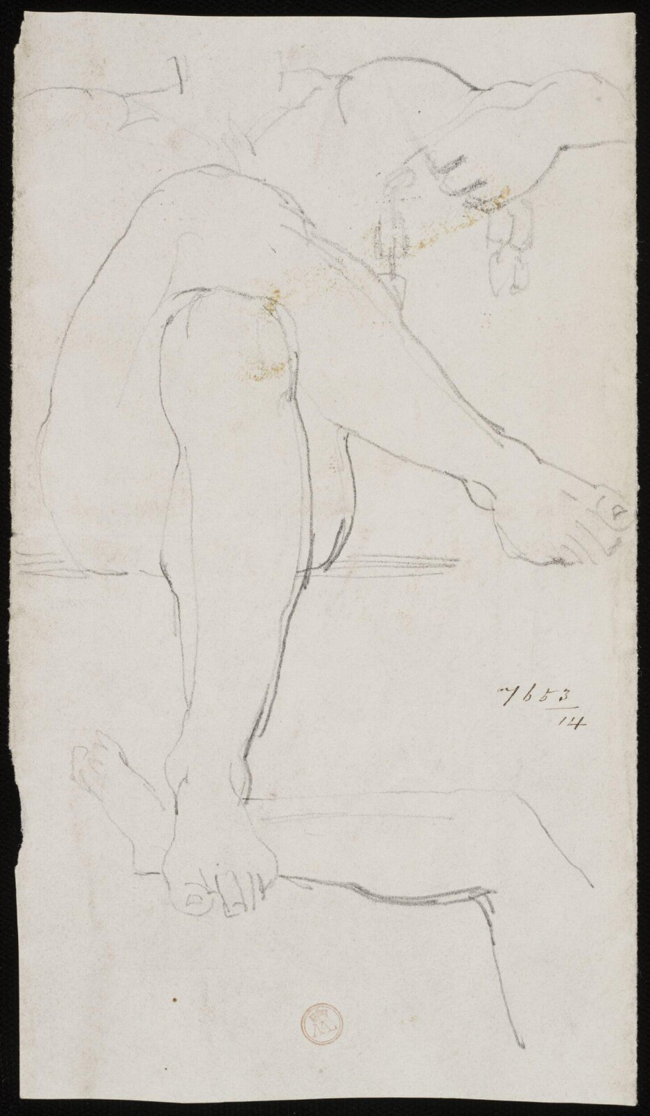 Drawing, William Etty, 1820-45