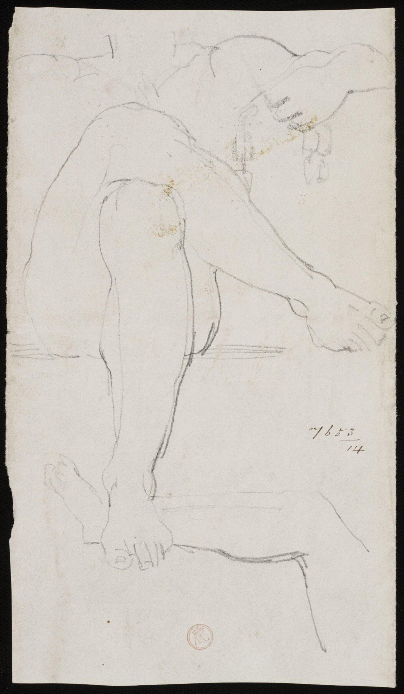 Drawing, William Etty, 1820-45