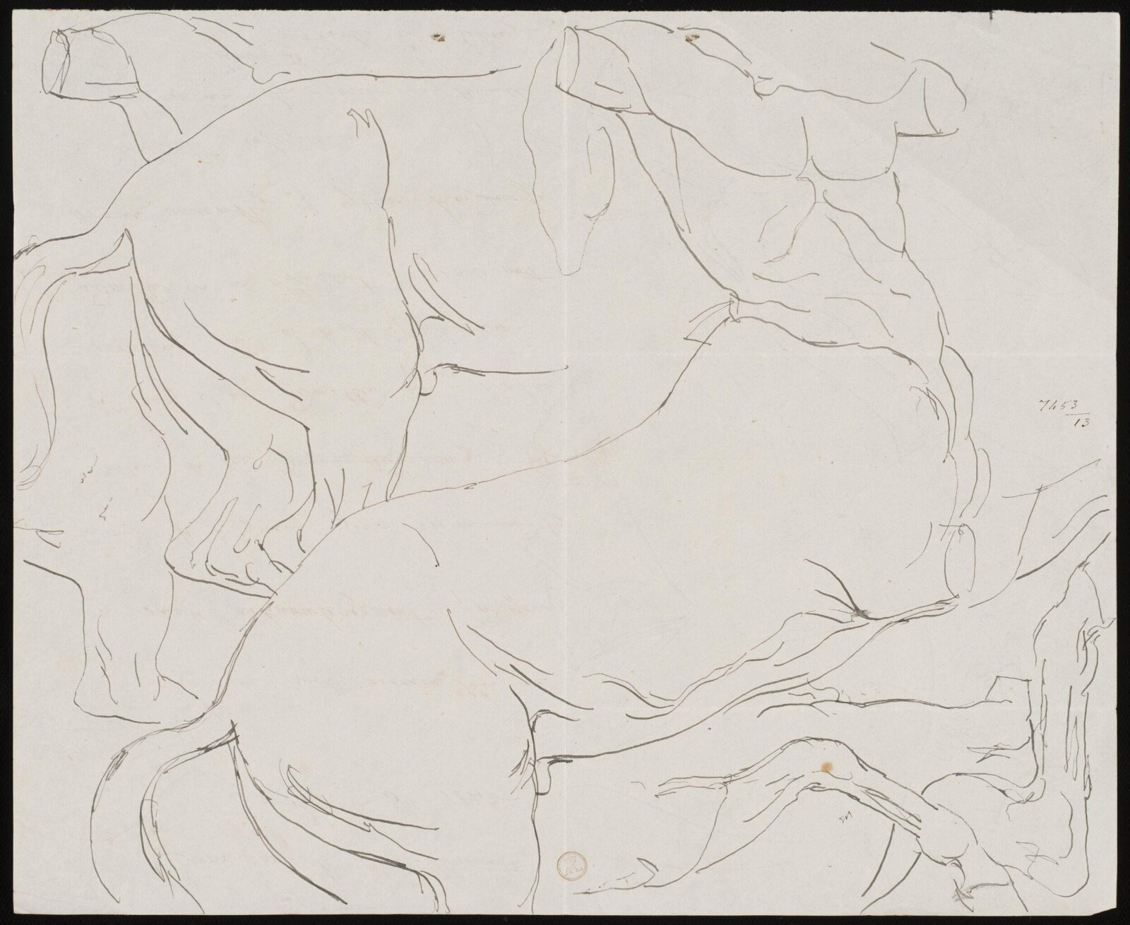 Drawing, William Etty, 1820-45