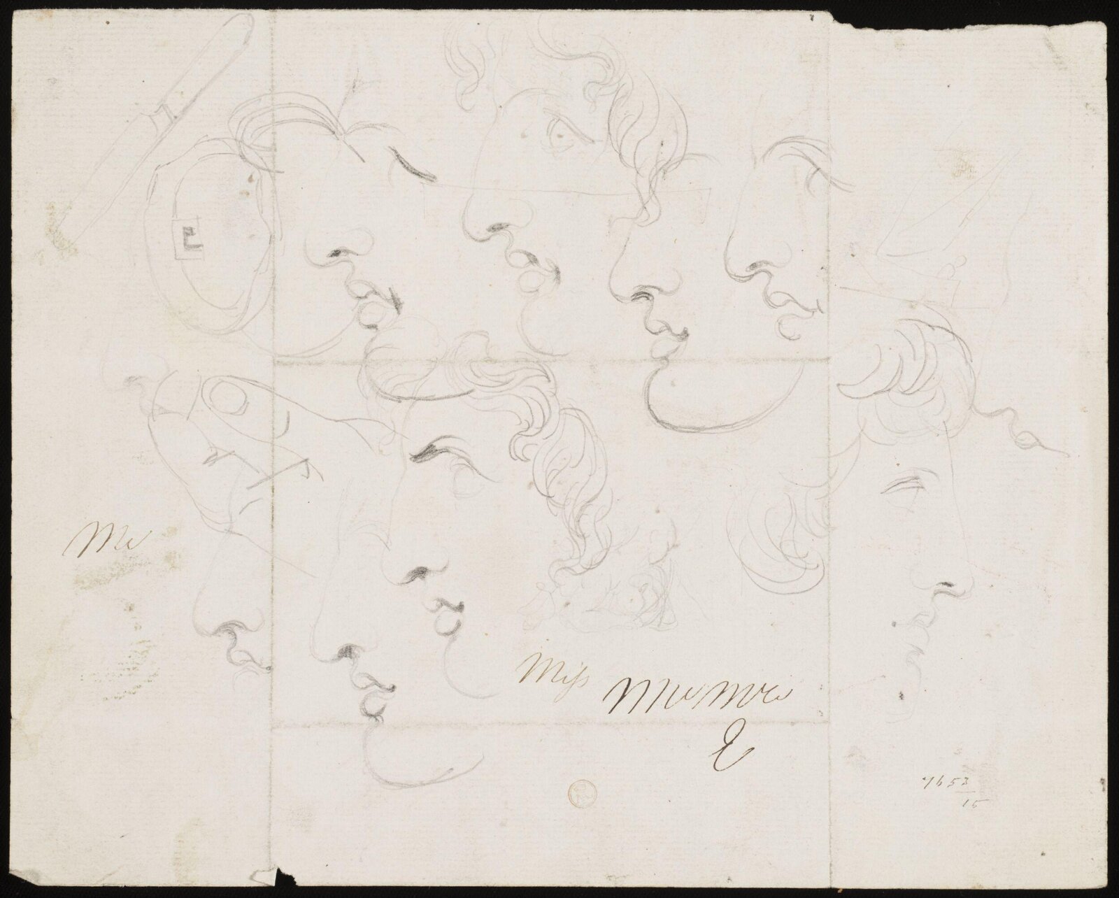 Drawing, William Etty, 1820-45