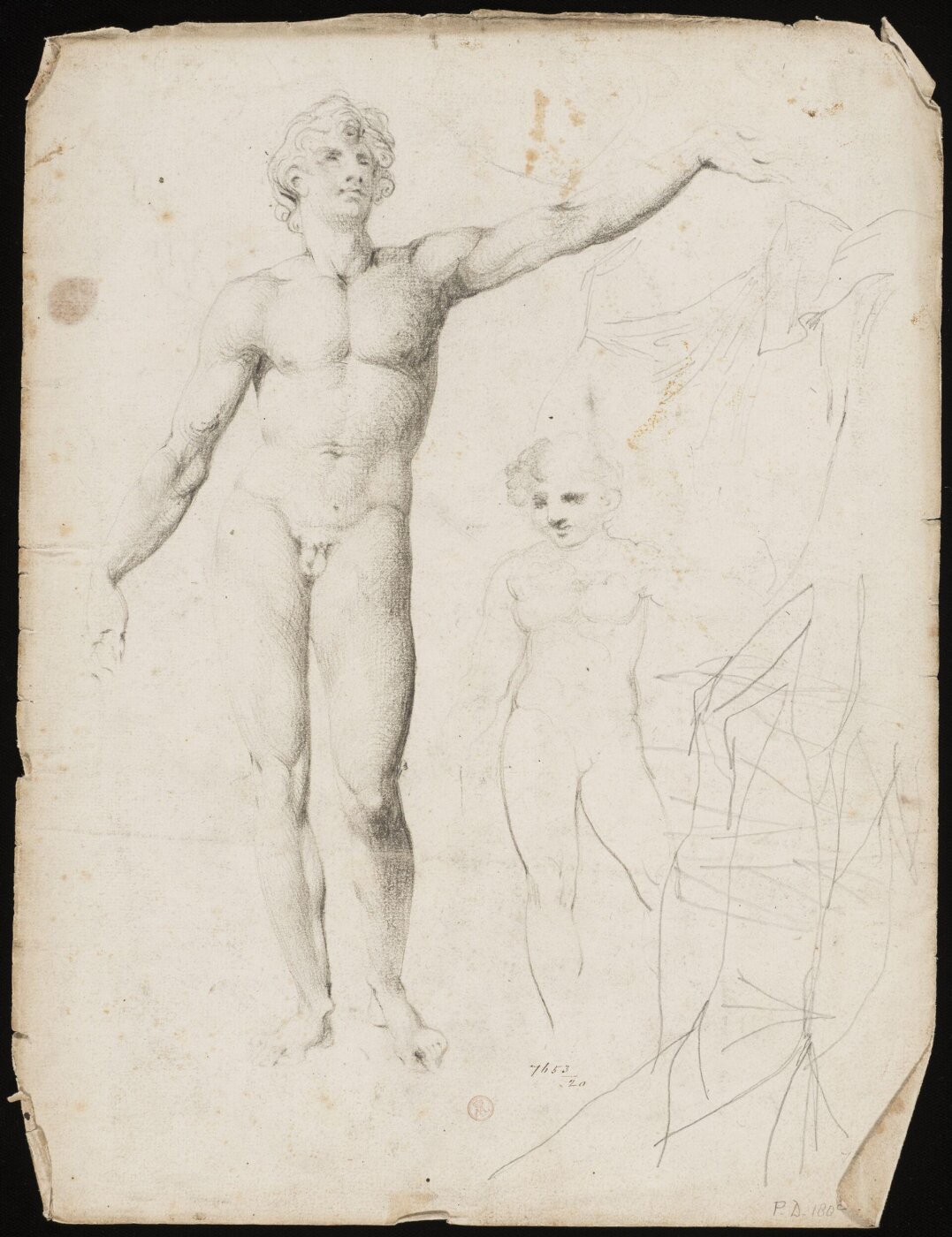 William Etty, Drawing