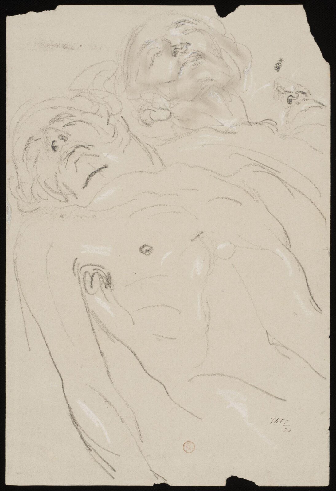 Drawing, William Etty, 1820-45