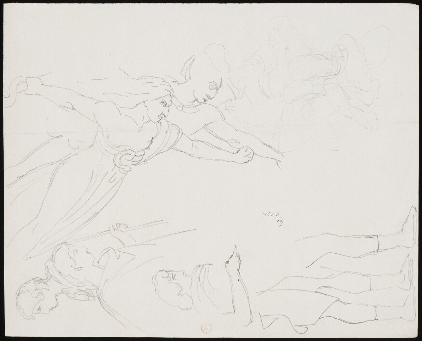 Drawing, William Etty, 1820-45