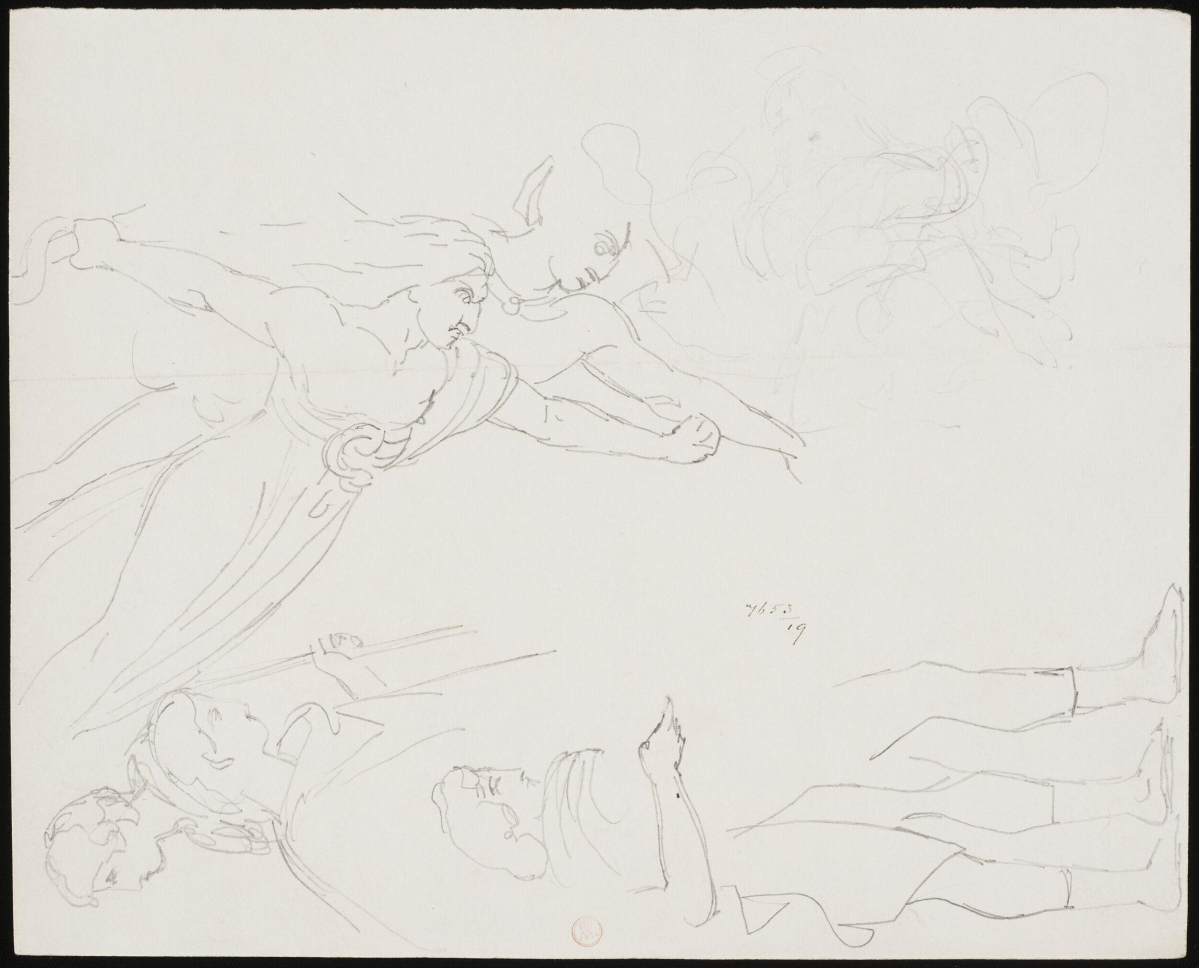 Drawing, William Etty, 1820-45