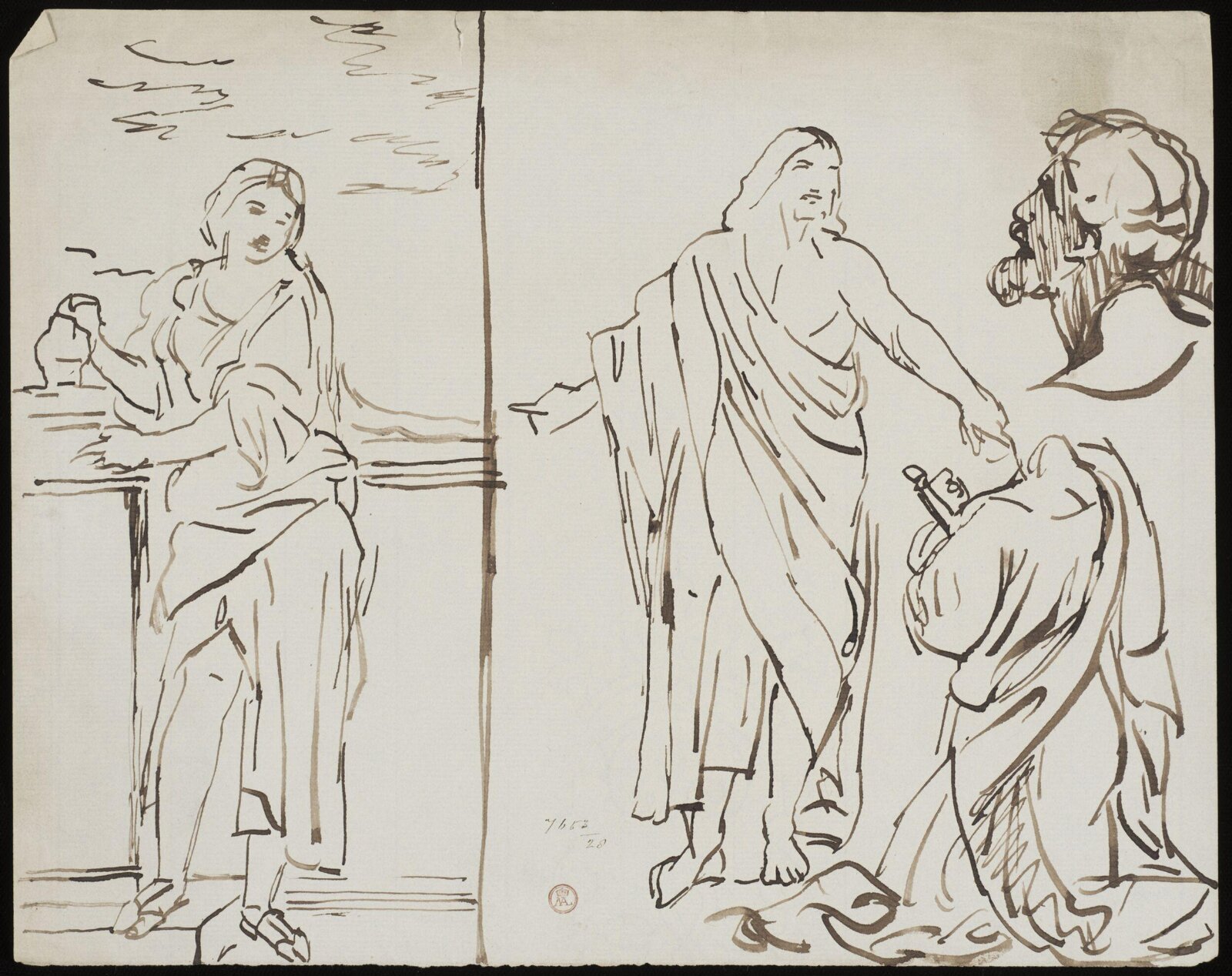 Drawing, William Etty, 1820-45