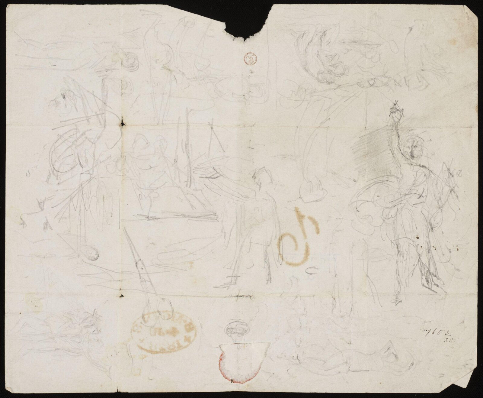 Drawing, William Etty, 1820-45