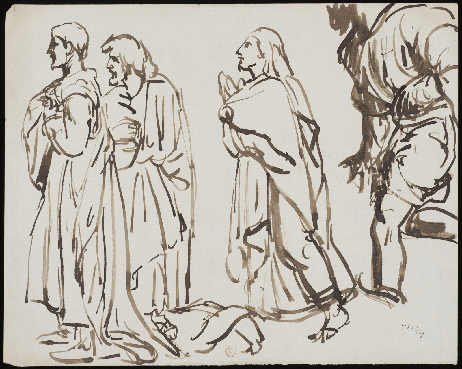 Drawing, William Etty, 1820-45