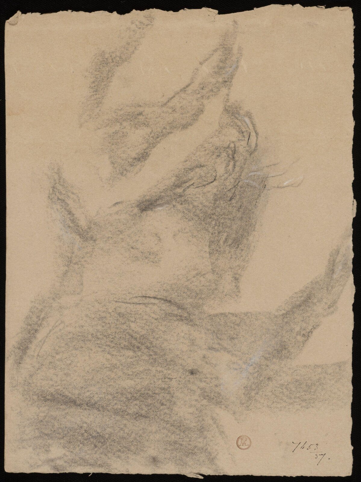 Drawing, William Etty, 1820-45