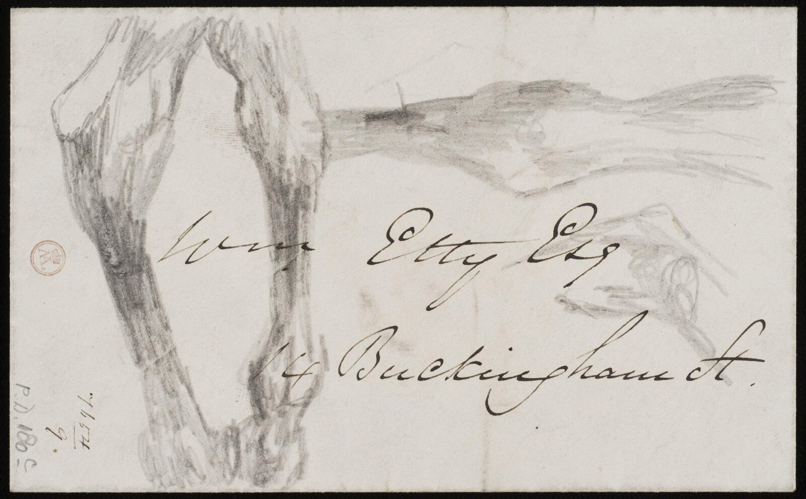 Drawing, William Etty, 1820-45