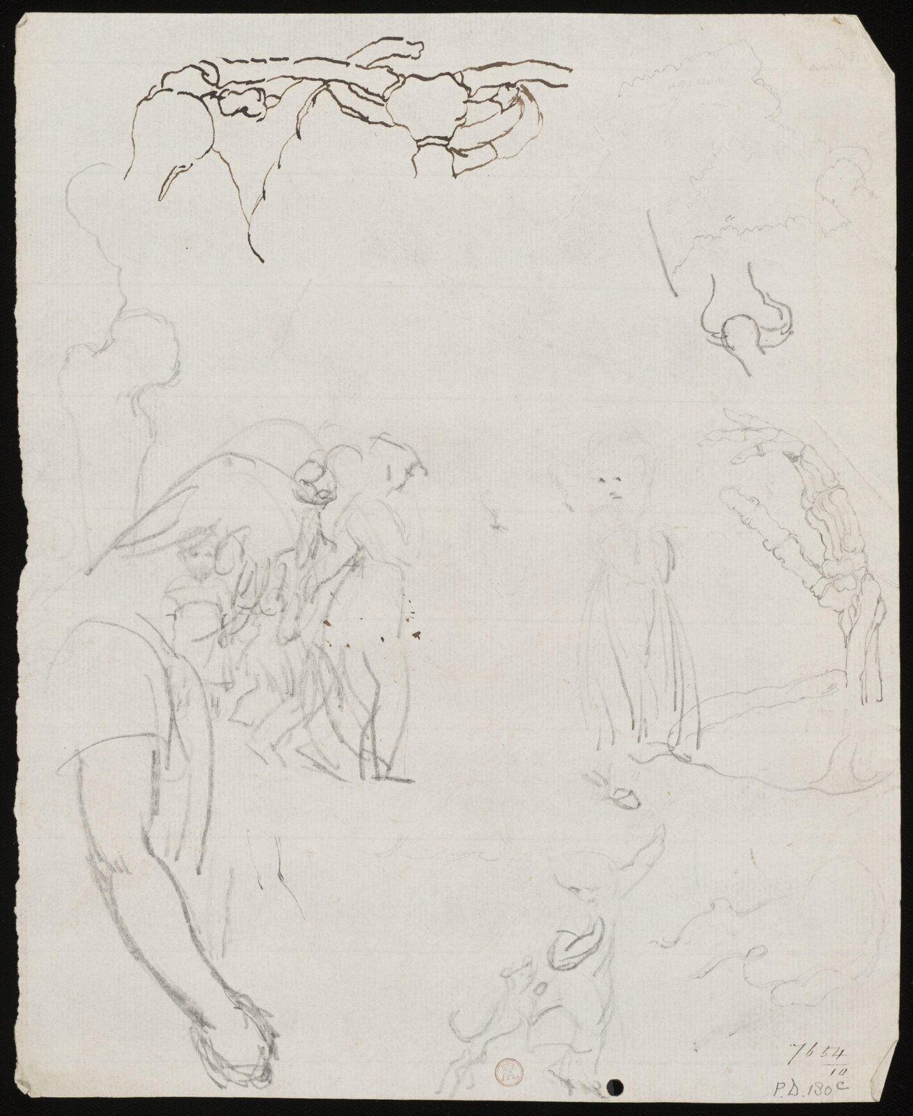 Drawing, William Etty, 1820-45