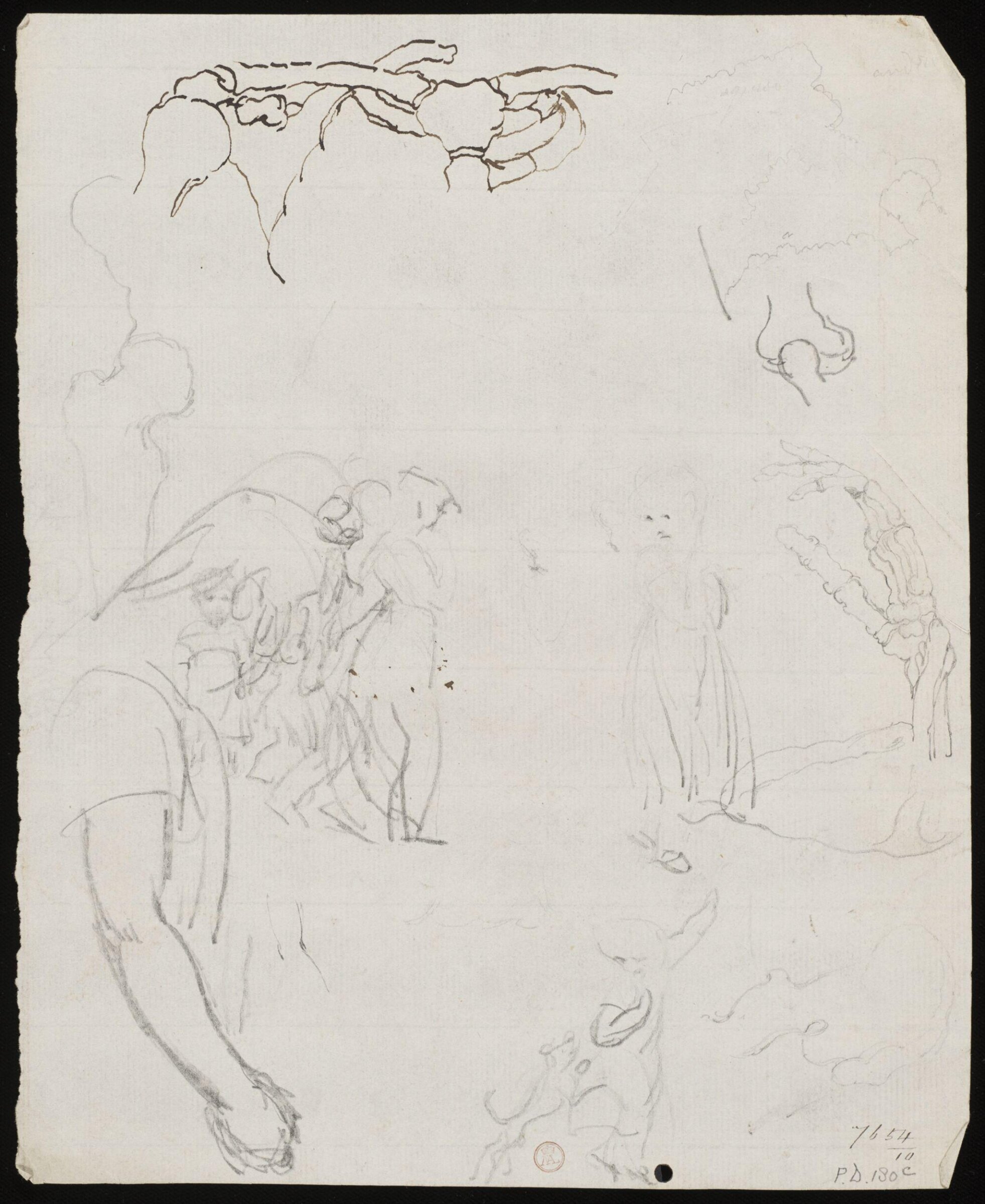 Drawing, William Etty, 1820-45