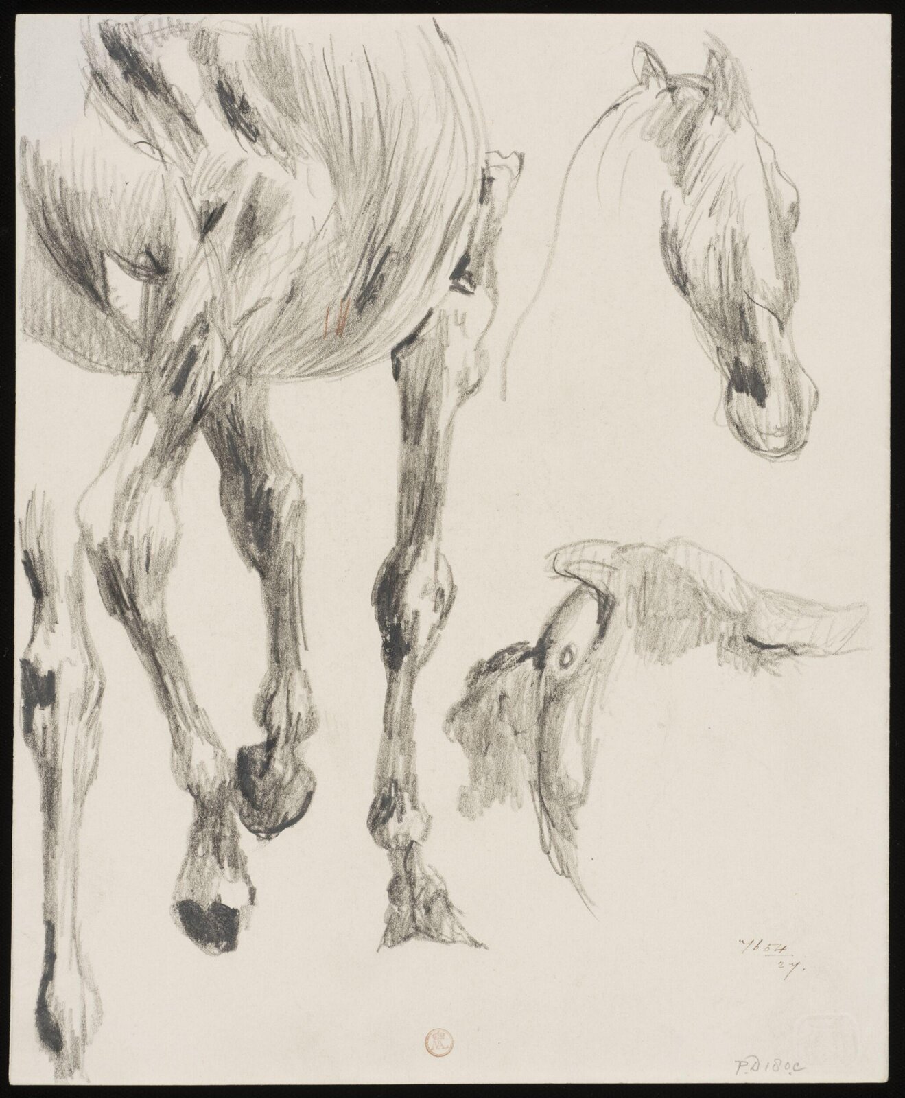 Drawing, William Etty, 1820-45