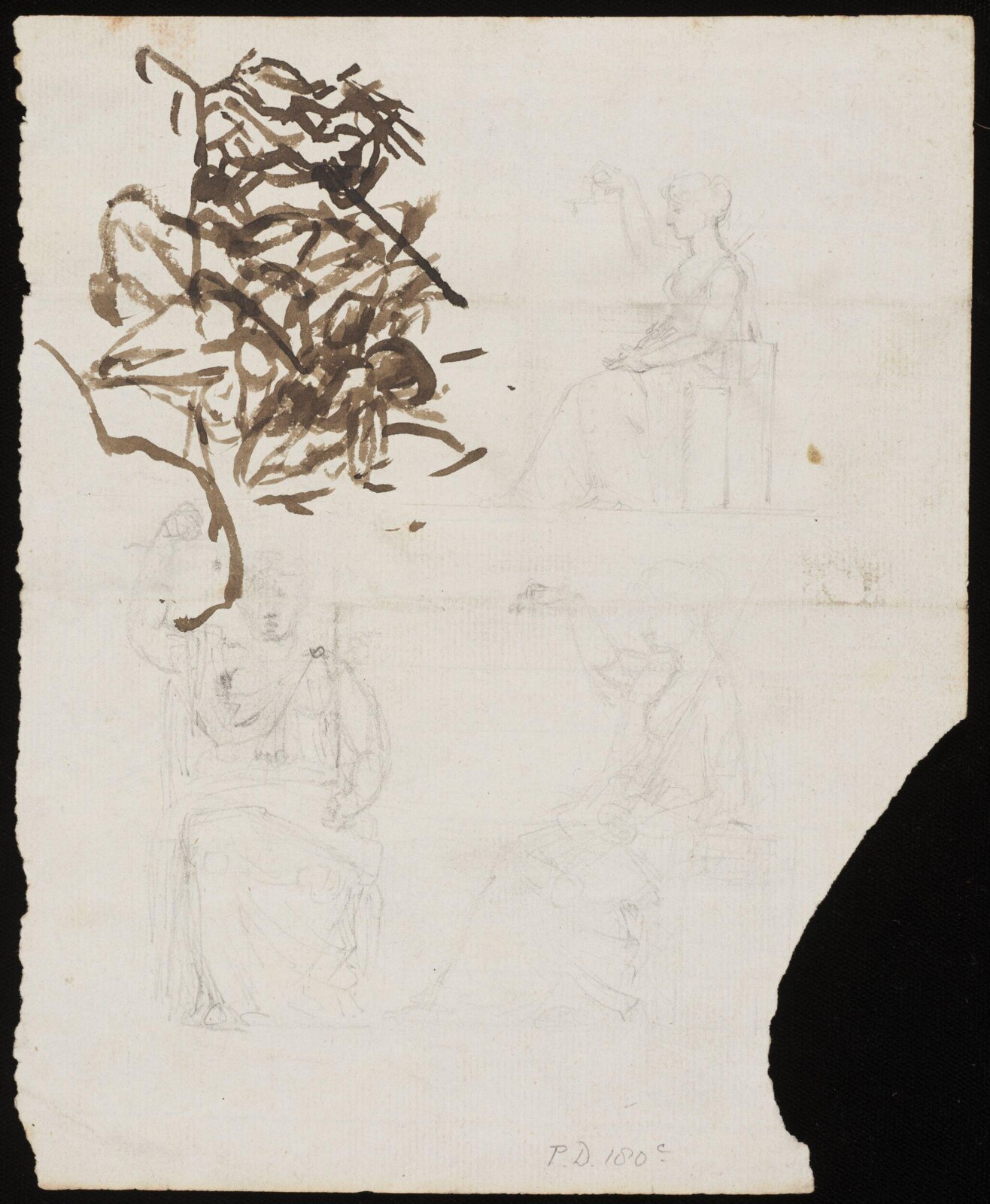 Drawing, William Etty, 1820-45
